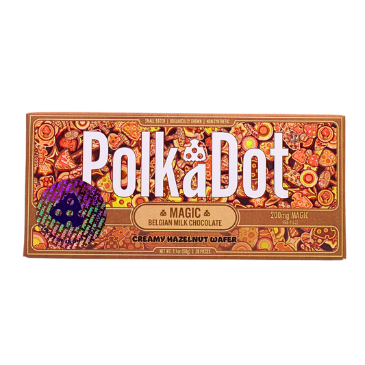 Polkadot Creamy Hazelnut Wafer Magic Belgian Chocolate