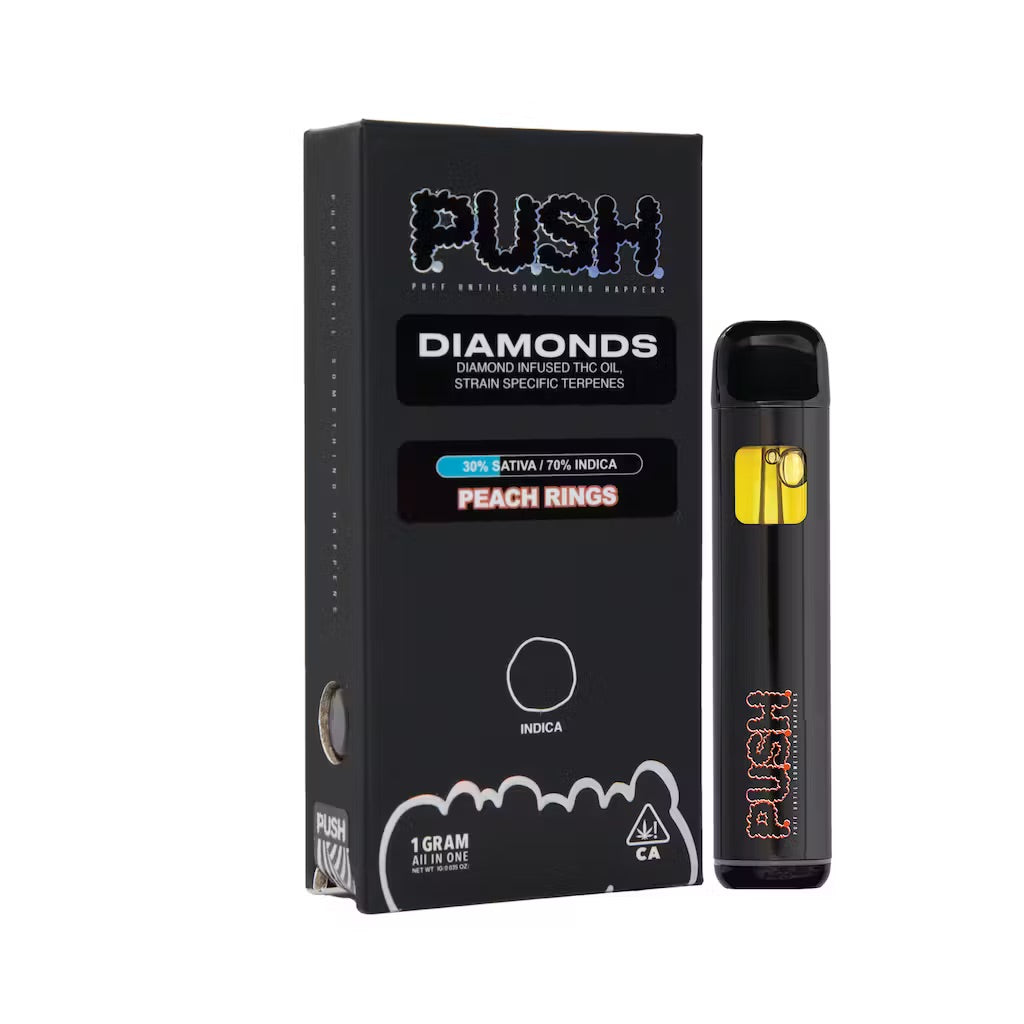 PUSH Peach Rings Disposable