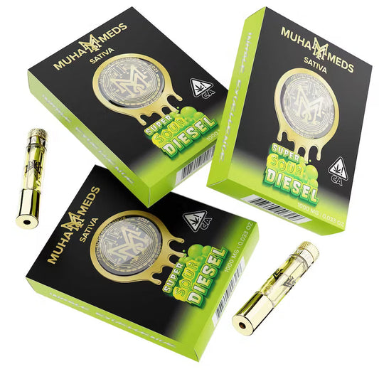 Muha Meds Super Sour Diesel (S) - 1G Distillate Cart