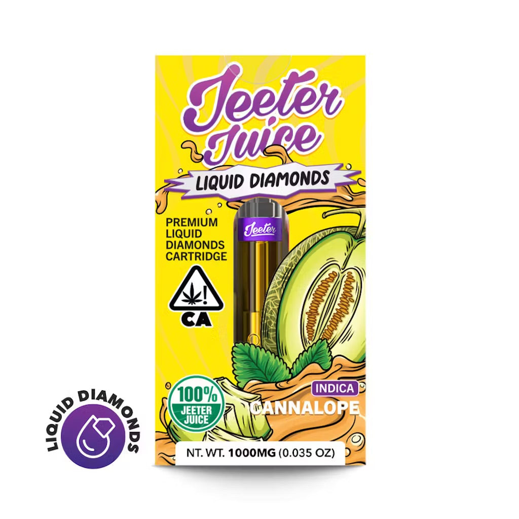 Jeeter Juice Liquid Diamonds Vape Cartridge Cannalope