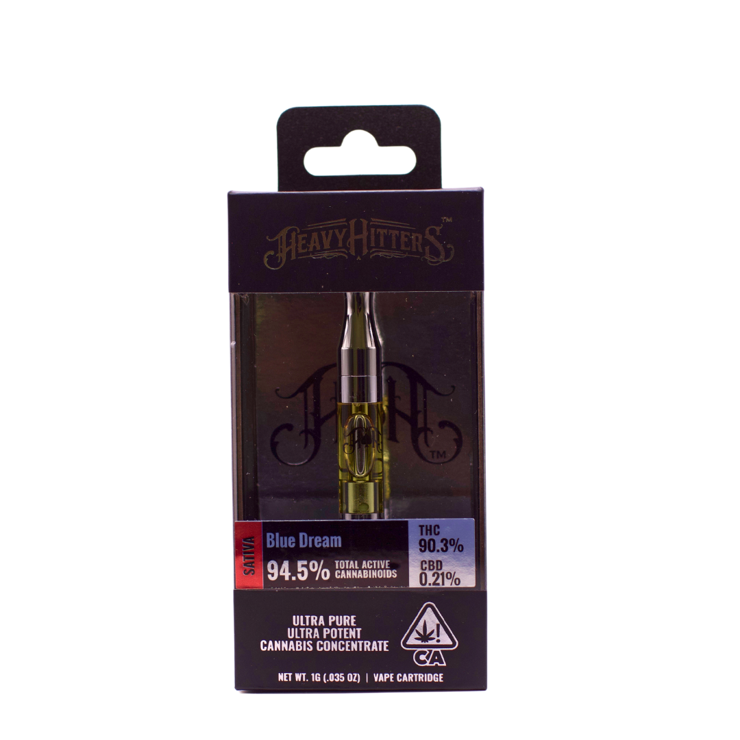 HEAVY HITTERS Blue Dream | Sativa - Ultra Extract High Purity Oil - 1G Vape Cartridge