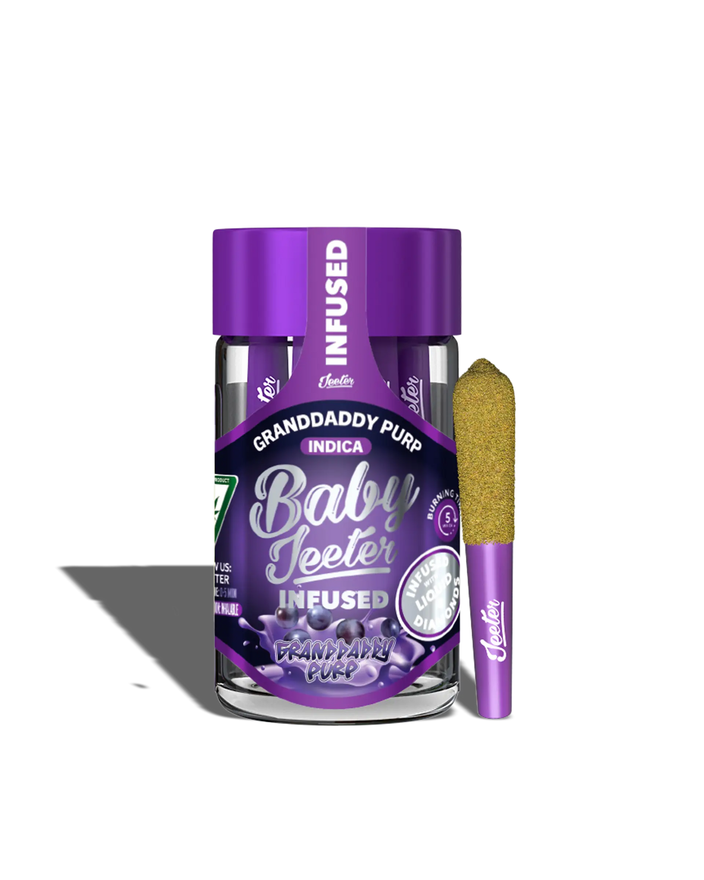 Baby Jeeter INDICA Infused Preroll 5-pack