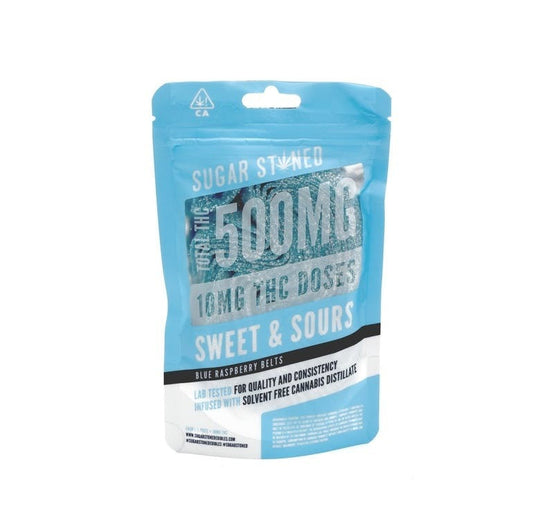 Sugar Stoned Blue Raspberry (50 pc / 500 mg)