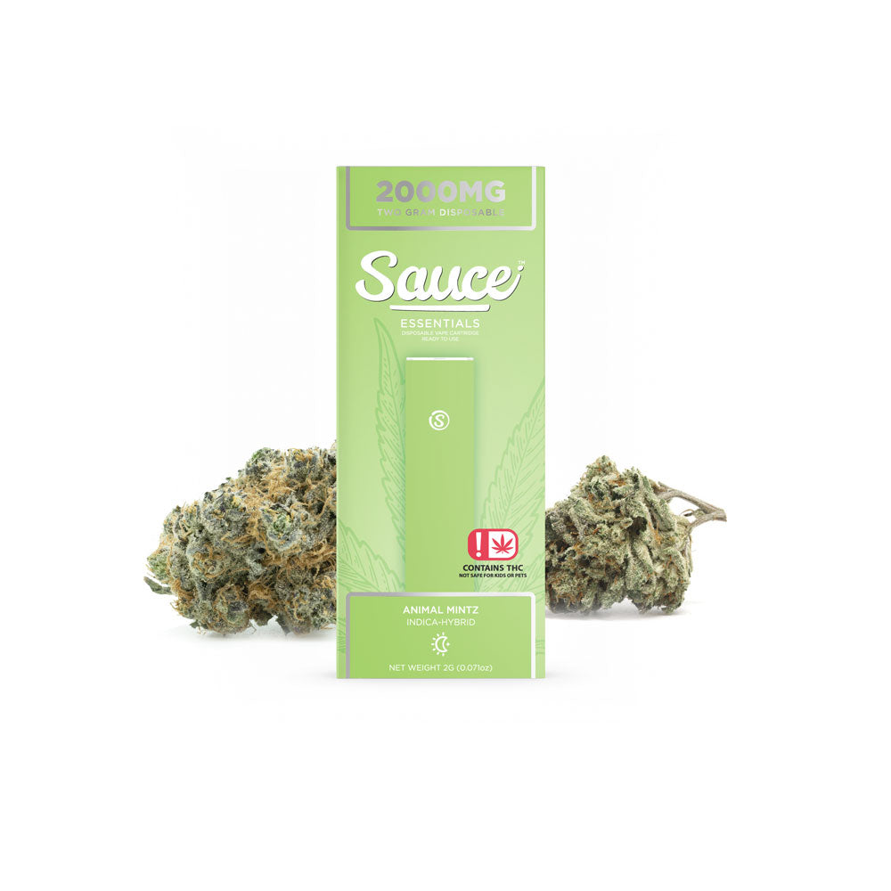 Sauce Essentials 2g Disposable Vape - Animal Mintz (Hybrid)