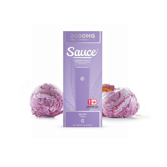 Sauce Essentials 2g Disposable Vape - Gelato (Hybrid)