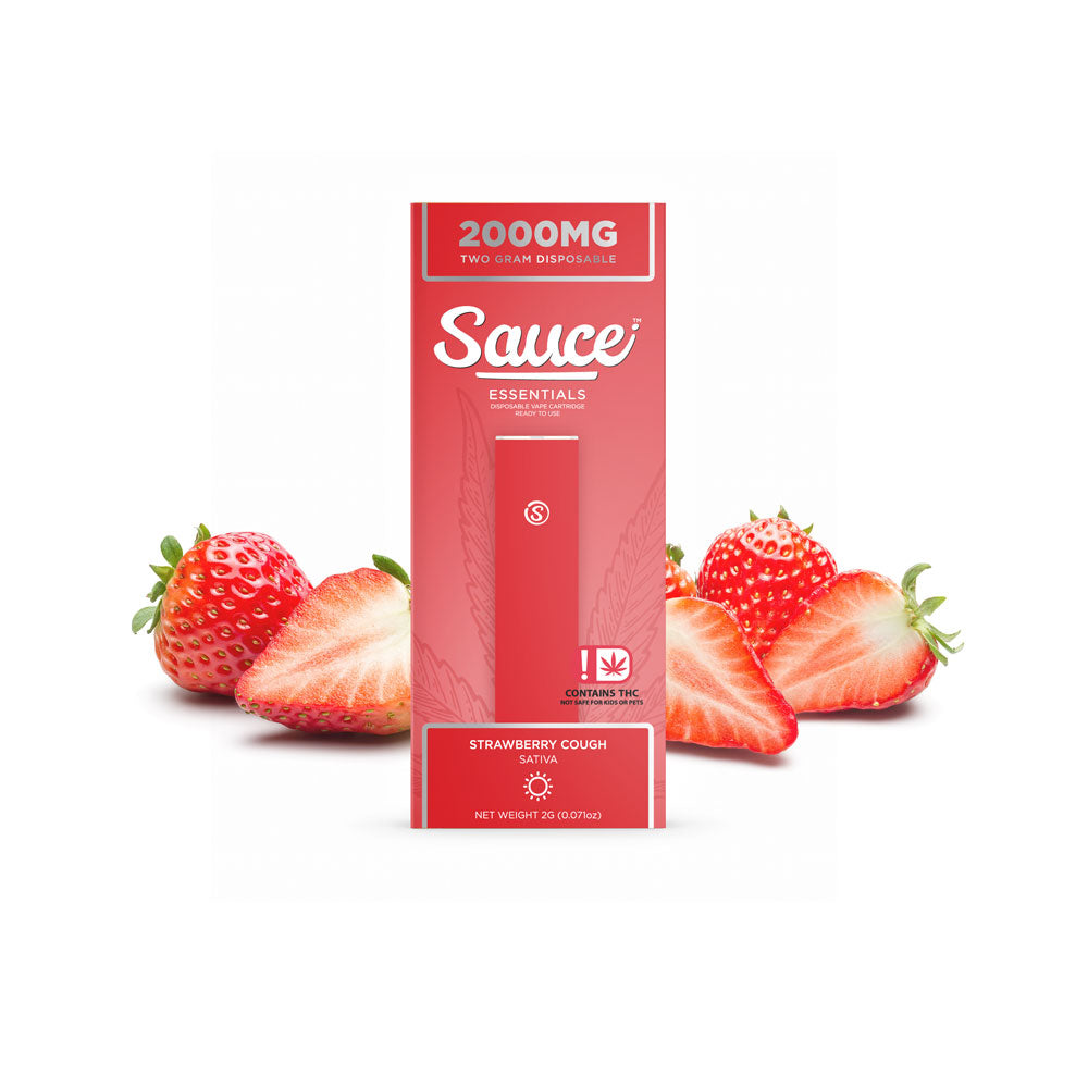 Sauce Essentials 2g Disposable Vape - Strawberry Cough (Sativa)