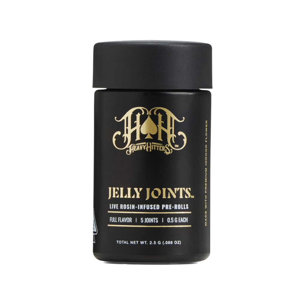 JELLY ROSIN INFUSED 0.5G PRE-ROLL 5 PACK - Heavy Hitters